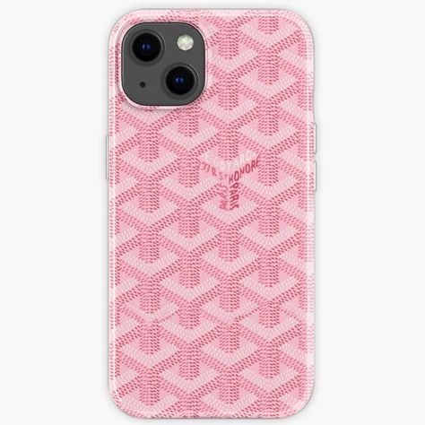 Redbubble Phone Cases, Pink Hypebeast, Goyard Phone Case, Pink Goyard, Goyard Iphone Case, Preppy Iphone Case, Luxury Iphone Cases, Iphone Colors, Pretty Phone Cases