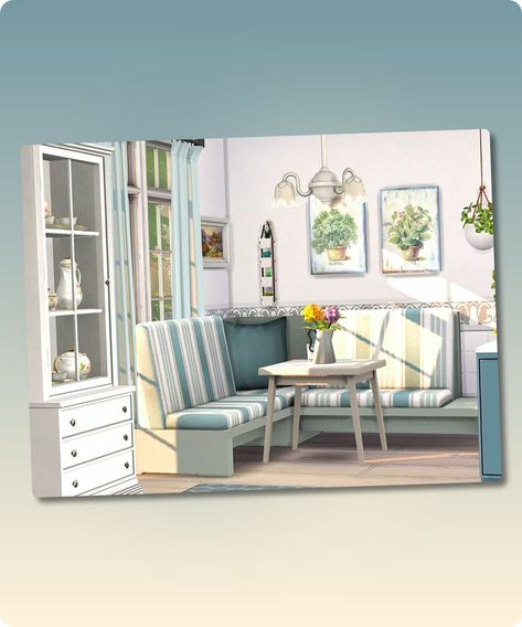 Sims 4 Nizza Kitchen – CC here is a bright kitchen and cozy kitchen for your Sims the size of the room is 6 x7 Filesize: 56 KB Author: Flubs79 #sims4cc #cozy #bright #furniture #sims4 #gaming Sims 4 Cc Bgc, Lux Kitchen, Sims 4 Kitchen, Bright Furniture, Hall House, Sims 4 Cc Download, Bright Kitchen, Bright Kitchens, Sims 4 Cc Furniture