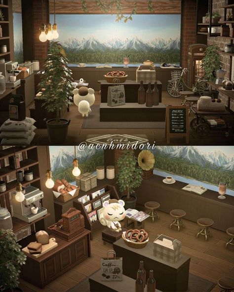 M a i n e 🌿’s Instagram post: “Finally Marshal has opened his own café but sometimes he’s just too lazy that he just sits and read a book or eat something there himself.…” Acnh Marshal, Acnh Hhp, Ac Ideas, Eat Something, Read A Book, Animal Crossing Game, Island Design, House Layouts, Travel Fun