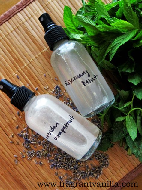 Smell Like Spring, Essential Oil Sprays, Body Spray Recipe, Natural Body Spray, Diy Room Spray, Essential Oil Spray, Diy Perfume, Grapefruit Essential Oil, Body Sprays