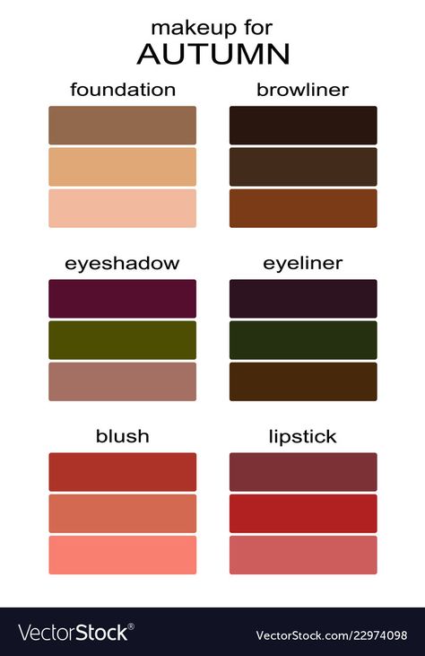 Makeup Looks Color, Makeup For Autumn, Autumn Makeup Looks, Deep Autumn Makeup, Soft Autumn Makeup, Deep Autumn Palette, True Spring Colors, Autumn Color Palette Fashion, Deep Autumn Color Palette