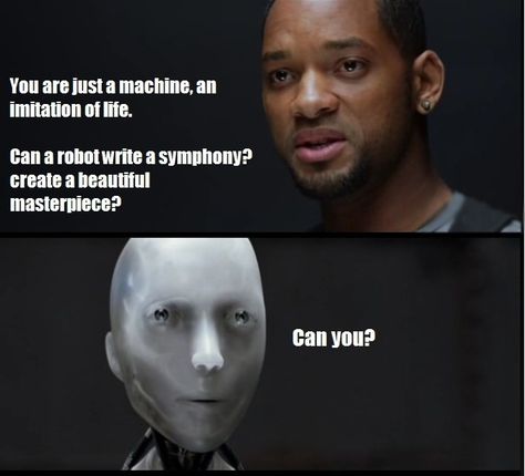 I, Robot (2004, by Alex Proyas) Robot Memes Funny, Irobot Movie, Banana Guard, Will Smith Meme, Bad Robot, Lie Detector, Cute Funny Pics, I Robot, Tv Quotes