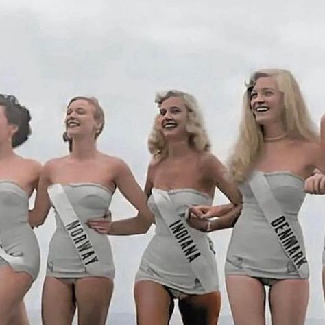 Historic Pictures on Instagram: "The First Miss Universe Pageant, 1952. Miss Universe 1952, the first Miss Universe pageant, was held on June 28, 1952 at the Long Beach Municipal Auditorium in Long Beach, California, United States. The pageant was held on the day following the first Miss USA pageant, at the same venue. Thirty contestants competed for the crown. The first winner of the pageant was 17-year-old Armi Kuusela of Finland, who was crowned by actress Piper Laurie." Beauty Pageant Aesthetic, Pageant Aesthetic, Historic Photography, Piper Laurie, Historic Pictures, Miss California, Miss Usa, Long Beach California, Miss Universe