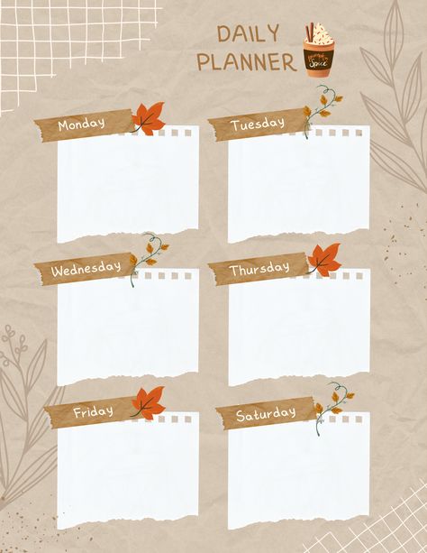 Cute fall weekly planner. Get more organized for the weeks of fall with this cute weekly planner! November Weekly Planner, Fall Weekly Planner, Ipad Templates, November Planner, Cute Weekly Planner, Pink Classroom, Autumn Planner, Free Planner Pages, Weekly Planner Print