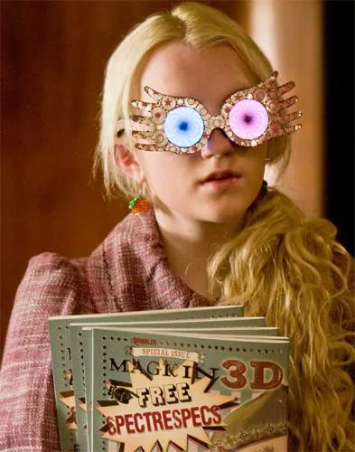 Luna Lovegood Spectrespecs, Luna Lovegood Glasses, Harry Potter Kostüm, Percy Weasley, Harry Potter Luna Lovegood, Film Trailer, Harry Potter Cosplay, Anniversaire Harry Potter, Harry Potter Costume