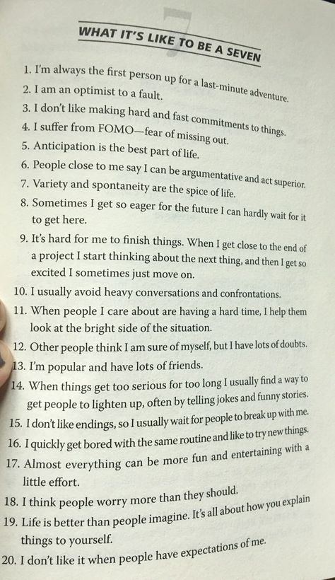 What its like to be a 7 Enneagram Type 7 Enfp, Seven Enneagram, Enneagram Seven, 7w8 Enneagram, Enneagram Type 7, 7 Enneagram, Type 7 Enneagram, Enneagram 7, Enneagram 2