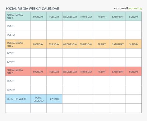 Social Media Schedule Template, Social Media Planning Calendar, Social Media Content Calendar Template, Social Media Calendar Template, Marketing Calendar Template, Social Media Strategy Template, Content Calendar Template, Weekly Calendar Template, Social Media Report