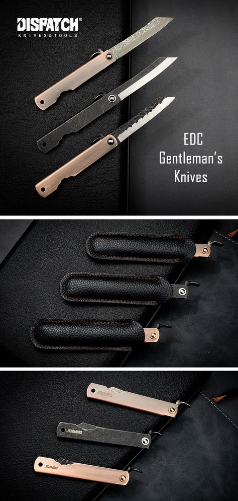 EDC Lockless Gentleman's Pocket Knife by Dispatch Knives Hunting Bows, Slingshot Fishing, Hunting Essentials, Essential Camping Gear, Best Camping Gear, Bowhunting, Compound Bow, Edc Knife, Edc Tools