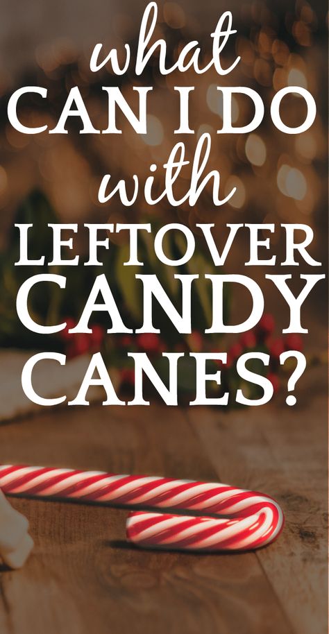 What To Do With Leftover Candy Canes? #candycanes #christmascrafts #holidaydecor #craftideas #christmascandy Candy Cane Recipes Leftover, What To Do With Candy Canes, Candy Cane Ideas, Candy Cane Recipes, Leftover Candy Canes, Peppermint Milkshake, Candy Cane Story, Candy Cane Game, Candy Cane Recipe