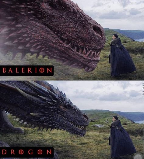 Original Dragon to ride in, burn & take over Kings Landing vs the Last Dragon to do so, Drogon. Just for size reference ... Game of THRONES Got Dragon Balerion, Game Of Thrones Balerion, Game Of Thrones Drogon, Drogon Game Of Thrones, Black Dreads, Game Of Thrones Poster, Breathing Fire, Game Of Thrones Artwork, Game Of Thrones Dragons