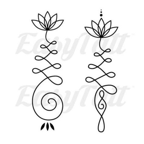 Unalome Designs, Unalome Tattoos, Lotusblume Tattoo, Tattoo Care Instructions, Wörter Tattoos, One Word Tattoos, Lotus Tattoo Design, Thailand Tattoo, Finger Tattoo For Women