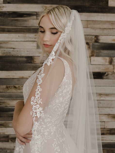 En Vogue Bridal Accessories - Single Tier Veil | V2197SF (http://www.envogueaccessories.com/single-tier-veil-v2197sf/) International Quotes, Vogue Bridal, Cathedral Length Wedding Veil, Wedding Veil Styles, Bridal Closet, Elegant Veils, Fingertip Wedding Veils, Beaded Veils, Fingertip Veil