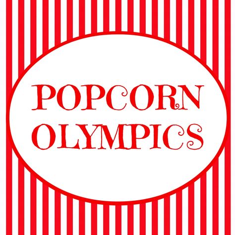 The Popcorn Olympics ~ Fun Activity for Kids! (she: Veronica) - Or so she says... I'm thinking for popcorn kickoff pack meeting this would be fun! Cub Scout Popcorn, Cinnamon Bear, Fun Activity For Kids, Yw Activities, Family Fun Night, Family Home Evening, Rainy Day Activities, Group Games, Fun Family Activities