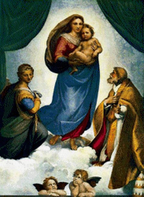 Raphael Paintings, Sistine Madonna, Layer Paint, Dry Well, Old Master, Tempera, Religious Art, Art Google, Dresden