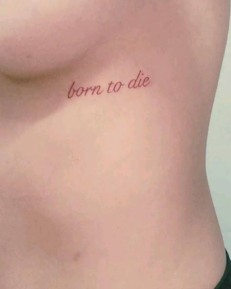 Right Rib Tattoo, First Born Daughter Tattoo, I Believe In Angels Tattoo, Rib Tattoo Meaningful, Am I Making You Feel Sick Tattoo, White Tattoo Ideas Female, Dainty Tattoo Aesthetic, Unloveable Tattoo, Time Will Heal Tattoo