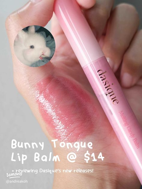 VIRAL ON XHS | PERFECT bunny tongue lip < $15 🩷🐰🎀 | Gallery posted by Andrea 🩵🪽 | Lemon8 Bunny Tongue Lip Gloss, Bunny Lips, Bunny Tongue, Lip Gloss Balm, K Beauty, Korean Makeup, Makeup Routine, Long Nails, Makeup Inspiration