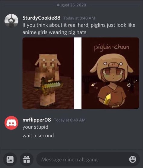 Minecraft Funny, Minecraft Memes, Minecraft Crafts, Minecraft Art, Minecraft Creations, Anime Meme, Gaming Memes, Really Funny Memes, Cartoon Character