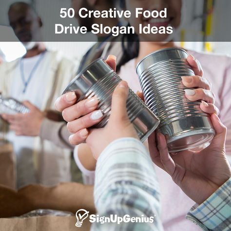 50 Creative Food Drive Slogan Ideas. Food Drive Box Ideas Fun, Food Drive Box Ideas, Food Drive Ideas, Food Drive Poster, Food Pantry Donations, Food Drive Flyer, Canned Food Drive, Little Free Pantry, Donation Ideas