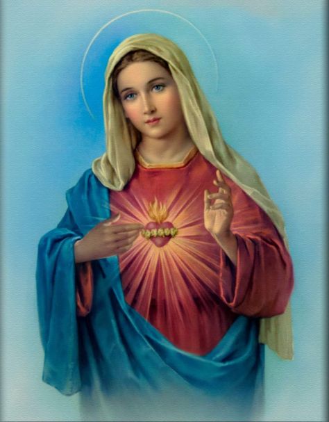 Immaculate Heart Of Mary, Mary Blair, Heart Of Mary, Mary Pickford, Immaculate Heart, Mama Mary, Blessed Virgin, Blessed Virgin Mary, Jesus Pictures