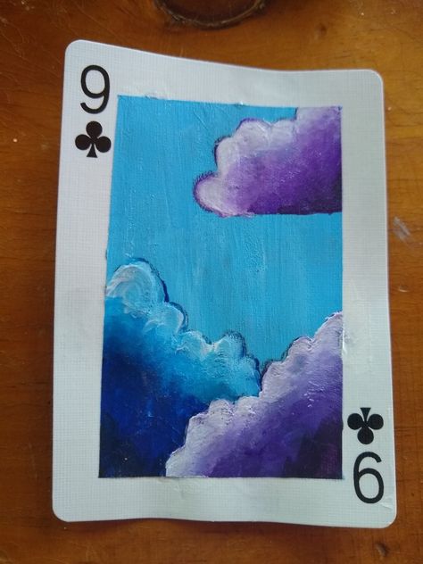 Painting Playing Cards Ideas Easy, Painting Playing Cards Ideas Aesthetic, Paint Playing Cards, Painting Cards Deck, Painted Cards Deck, Uno Drawing, Painting A Deck Of Cards, Playing Card Painting Ideas, Painting Playing Cards Ideas