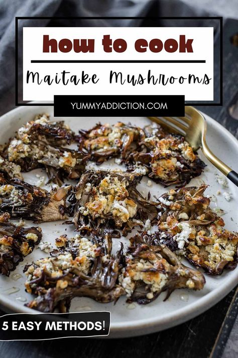 Learn how to cook maitake mushrooms in this complete guide for home cooks. Discover where to buy them, how to clean and store them, and five different cooking methods highlighting their deliciously rich and earthy flavor. #mushrooms Hen Of The Woods, Wild Mushroom Recipes, Winter Appetizers, Spring Appetizers, Maitake Mushroom, Fall Appetizers, Healthy Holiday Recipes, Lunch Appetizers, Spring Dinner