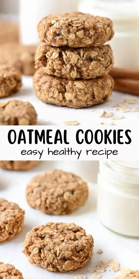 Simple Oat Recipes, Healthy Cookie Recipes Low Calories, Oatmeal Cookies No Sugar, Oatmeal Cookies Recipes, Low Calorie Oatmeal, Creamed Corn Casserole, Healthy Oat Cookies, Creamed Corn Casserole Recipe, Oatmeal Cookies Recipes Easy