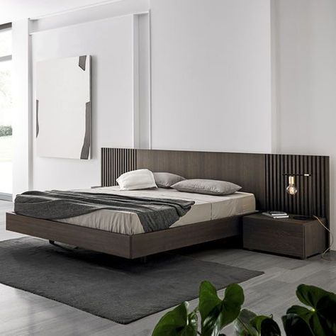 Double Bed Headboards For Bedrooms – redboth.com Bed With Nightstands Attached, Bed Frame Sizes, Inspiration Deco, Bed Headboard Design, Contemporary Bedroom Furniture, Wooden Bed Design, Bed Design Modern, Bed Bedroom, Bedroom Bed Design