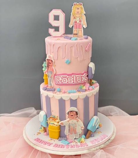 Roblox Party Ideas Girl, Roblox Party Ideas, Roblox Guest, Doors Roblox Game, Doors Seek, Roblox Invitation, Roblox Birthday Cake, Lego Candy, Game Cake