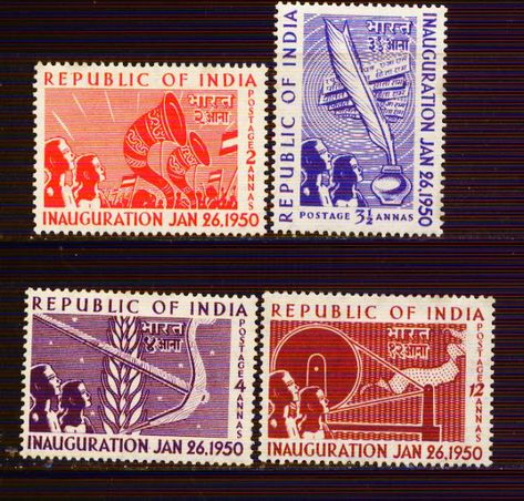 Heritage of Indian stamps site: India stamps issued in 1950 , Republic of India Indian Stamp Design, Indian Postcard, Indian Stamps, World Stamps, India Clothes, Travel Stamp, Post Stamps, Passport Stamps, Rare Stamps