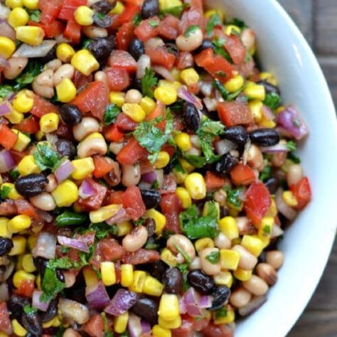 Cowboy Caviar - To Simply Inspire Texas Caviar Recipe, Healthy Dip Recipes, Texas Caviar, Caviar Recipes, Cowboy Caviar, Healthy Dips, Italian Dressing, Healthy Appetizers, It Goes On