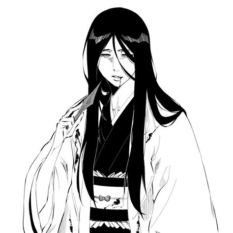 Manga Pfps, Anime Bleach, Anime Icons, Black Hair, Manga Anime, Bleach, Black And White, Hair, Anime