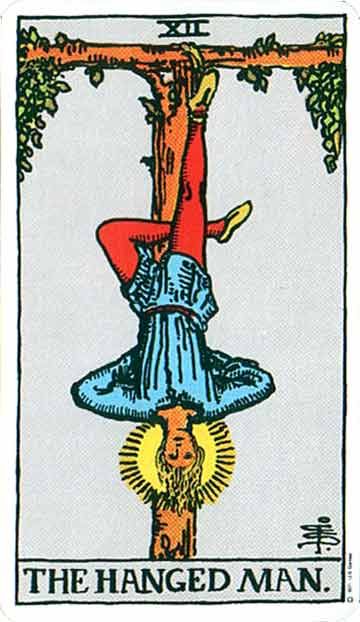 The Hanged Man | Daily Tarot Girl List Of Tarot Cards, Hanged Man Tarot, Strength Tarot, Hanged Man, Tarot Significado, Tarot Gratis, Major Arcana Cards, The Hanged Man, Aleister Crowley