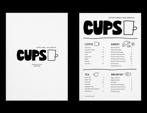 Smoothie Bar Menu Design, Coffee Shop Graphic Design, Logo Coffee Shop, Design Coffee Shop, Cafe Branding Design, Menu Design Inspiration, Menu Illustration, Coffee Shop Branding, Logo Coffee