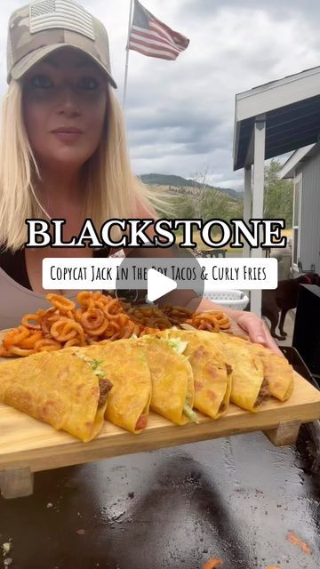 Ari Roberts on Instagram: "Here’s how you make JITB taco meat #blackstone #blackstonegriddle #blackstonegriddlecooking #griddle #griddlecooking #momsoftiktok #griddlenation #fyp #viral #trending #fypシ゚viral #blackstonerecipe #copycat #copycatrecipe #tacos #jackintheboxtacos #blackstonedinner #dinner #familydinner #easyrecipe #cooking #cookwithme" Blackstone Grill, Cooking Stone, Griddle Recipes, Curly Fries, Griddle Cooking, Blackstone Griddle, Easy Party Food, Taco Meat, Tacos Beef