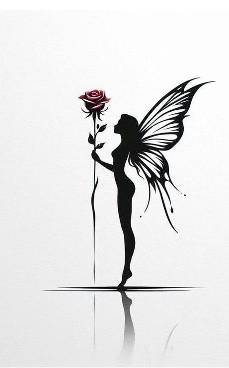 Fairies By Trick, Amy Brown Fairies Tattoos, Fairy Tattoo Gothic, Fairy On The Moon Tattoo, Fairy Tattoos For Women Unique, Fairy Butterfly Tattoo, Small Fairy Tattoo, Gothic Fairy Tattoo, Shadow Fairy