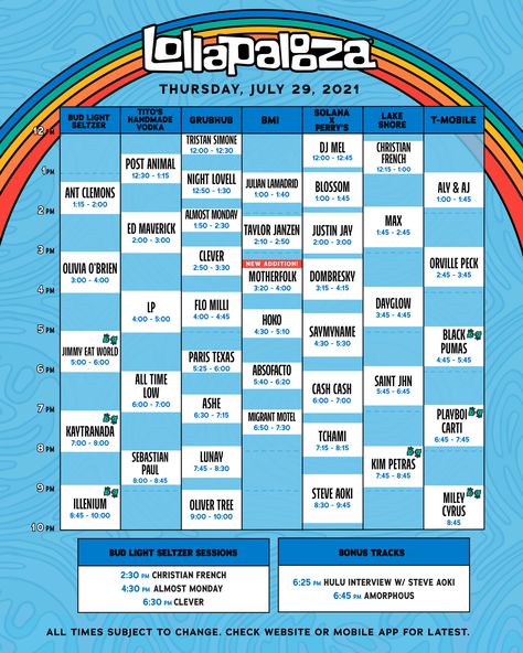 Lollapalooza Fashion, Sunday Schedule, Grant Park Chicago, Mick Jenkins, Jimmy Eat World, Nokia 3, Christian Post, Grant Park, Peach Trees