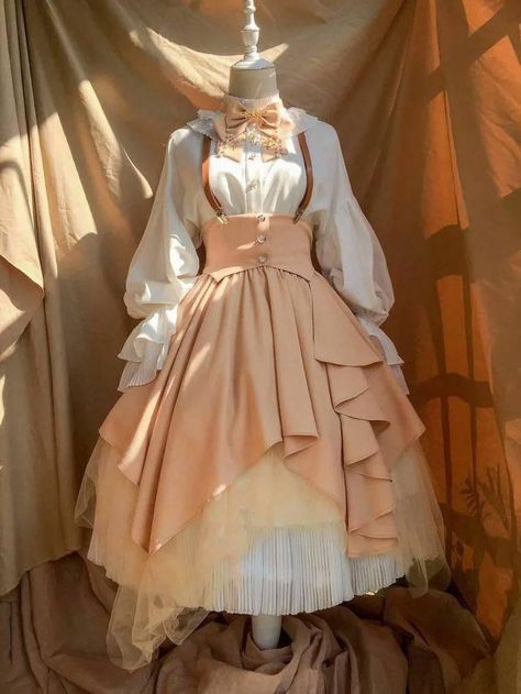 Istoria Modei, Gaun Abad Pertengahan, Old Fashion Dresses, Kawaii Fashion Outfits, Vintage Gothic, Fairytale Dress, Vestidos Vintage, Fantasy Dress, Cosplay Dress