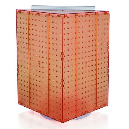 Orange 701414 Interlocking Pegboard Display Pegboard Display, Display Tower, Countertop Display, Retail Shelving, Toy Display, Shelving Racks, Retail Merchandising, Counter Display, Sign Holder