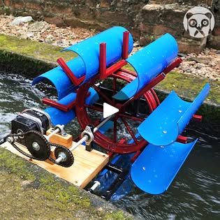 10M views · 81K reactions | Making a mini hydroelectric generator turbine | Making a mini hydroelectric generator turbine | By Bored Panda Art | Facebook Hydroelectric Generator, Panda Art, Hydro Electric, Bored Panda, Art