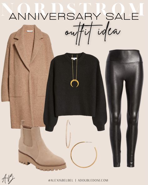 Faux Leather Leggings Outfit, Leather Leggings Outfit, Leggings Outfit, Wardrobe Tips, Outfits Chic, Nice Style, Cute Winter Outfits, Weekend Wear, Casual Winter Outfits