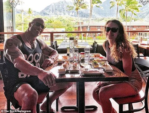 The Rock Wife, Dwayne Johnson Wife, Dwayne Johnson Family, Dwane Johnson, Rock Dwayne Johnson, Lauren Hashian, Aj Styles Wwe, Wedding Photo Sharing, Wwe Couples