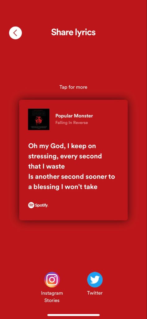 Falling In Reverse Lyrics, Popular Monster, Spotify Instagram, Falling In Reverse, Spotify Lyrics, Fall Wallpaper, A Blessing, Twitter Instagram, Song Lyrics