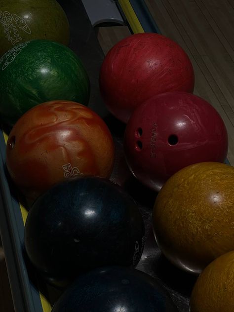 #bowling #bowl #color #colorful #event #game #friends #aesthetic #playroom #night #nightlife #outdoor Aesthetic Playroom, Setting Aesthetic, Bowling Aesthetic, Bowling Night, Colorful Event, Elsie Silver, Rose Hill, Seasonal Allergies, Fall 24