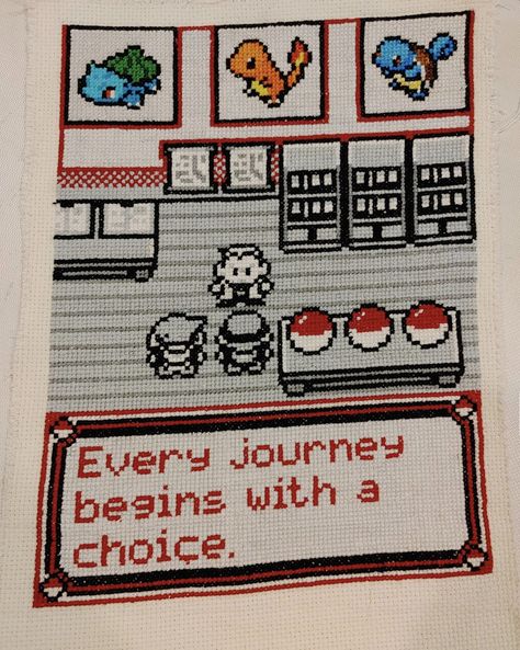 Nerd Cross Stitch, Pokemon Cross Stitch, Stitch Crafts, Nerd Crafts, Monthly Themes, Cross Stitch Baby, Key To My Heart, Square Bead, Super Happy