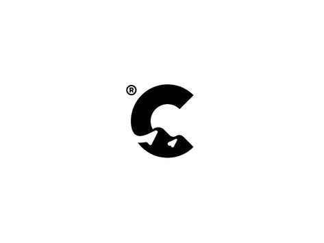 C + hills / Symbol by Milosz Klimek Iq Logo, Hill Logo, Property Logo, Inspiration Logo Design, Mountain Logos, Web Graphic Design, Symbol Design, Travel Logo, Minimalist Logo Design