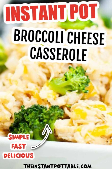 casserole Chicken Broccoli Rice Cheese Instapot, Instant Pot Chicken Broccoli Rice, Chicken Broccoli Rice Cheese Casserole, Chicken Broccoli Cheese Casserole, Chicken Broccoli Cheese, Chicken Broccoli Rice Casserole, Chicken Broccoli Rice, Broccoli Cheese Casserole, Broccoli Rice Casserole