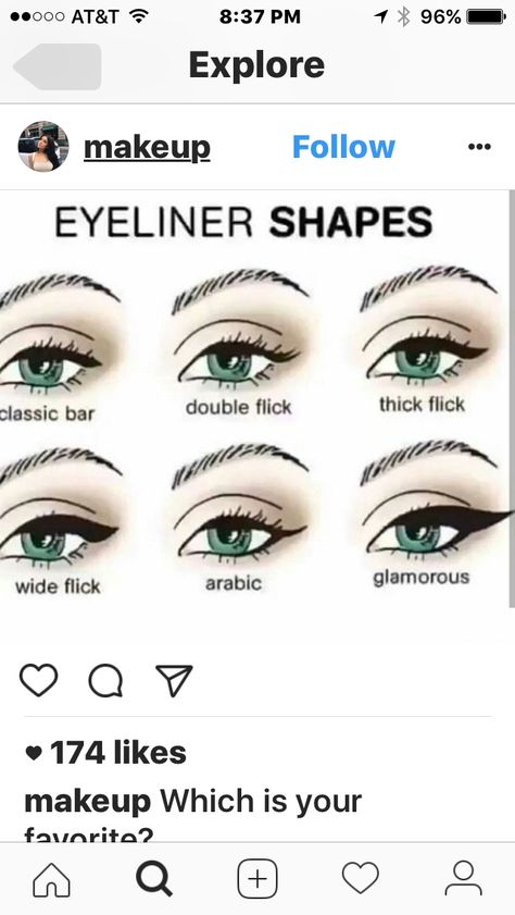 Perfect eyeliner!!  For any occasion!!! Eyeliner Placement, Eyeliner Shapes, How To Do Eyeliner, Beauty Careers, Wild Makeup, Eyeliner For Beginners, Perfect Eyeliner, Eyeliner Styles, Face Makeup Tips