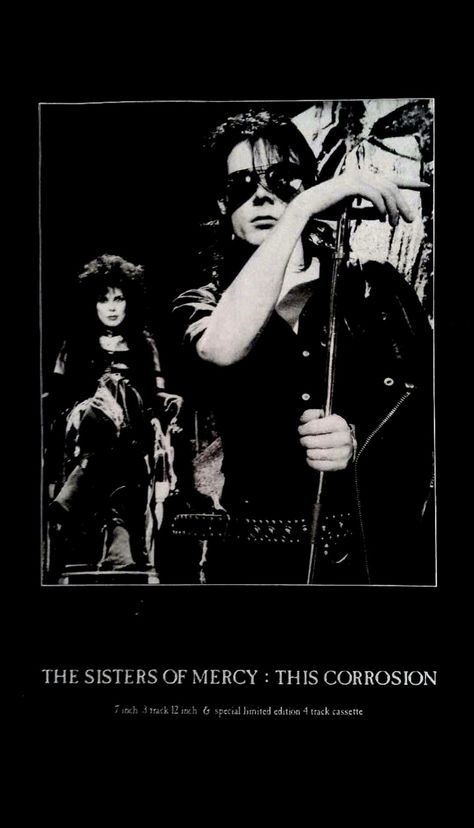 Patricia Morrison, Andrew Eldritch, The Sisters Of Mercy, Linking Park, Gothic Music, 80s Goth, Dark Wave, Goth Bands, Goth Music