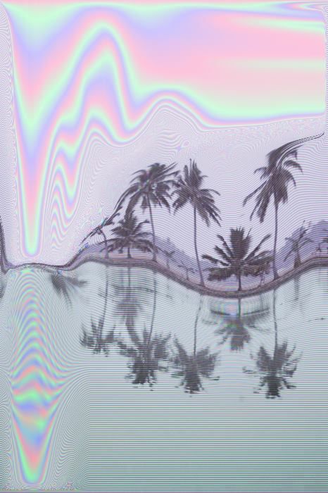 Distorted background  blue and red combination is purple New Retro Wave, Glitch Art, Trippy Art, Palm Trees, Ulzzang, Phone Wallpaper, Mood Board, Vision Board, Art Photography