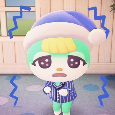 Sasha Animal Crossing, Villager Aesthetic, A Nightmare, Animal Crossing, Blue